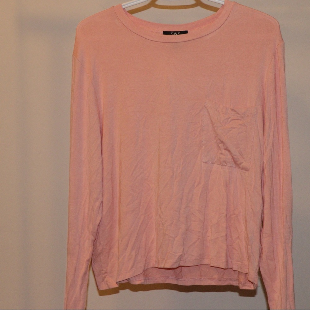Pink Crew Neck Sweater